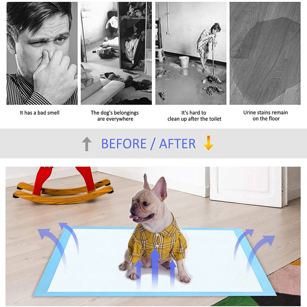 Puppy Trainer Pads Toilet Training Pet Absorbent Indoor Wee Mats